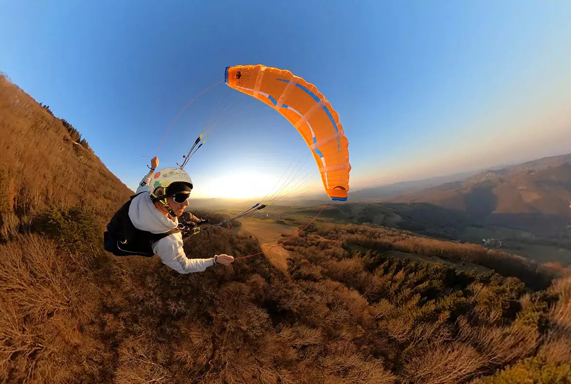 Parapentes au Mont Poupet